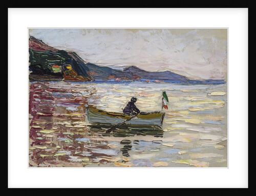 Rapallo. Boat at sea, 1906 by Anonymous