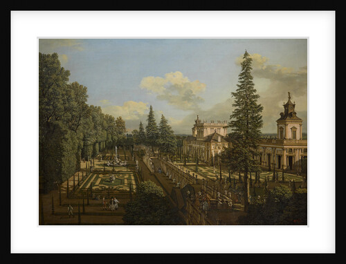 Wilanów Palace seen from the gardens, 1777 by Anonymous