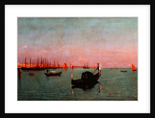 Gondola in the Lagoon, 1881 by Anonymous
