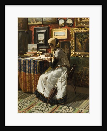 Unable to Wait - The Letter, 1867 by Anonymous
