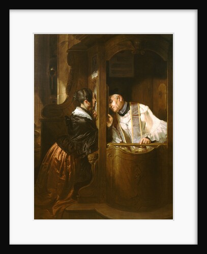 The Confession, 1838 by Anonymous