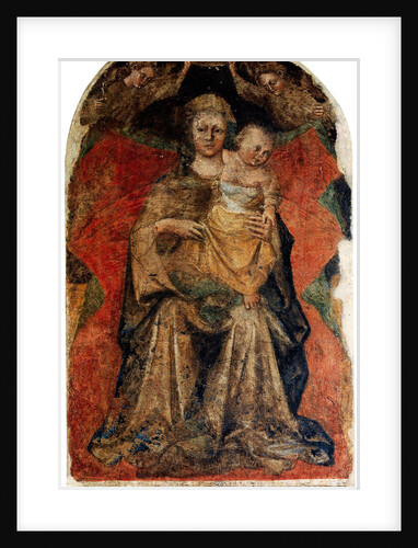 The Virgin and Child with two Angels by Anonymous