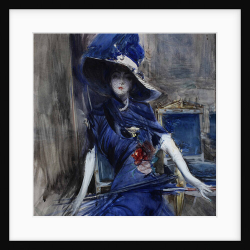 The Divine in Blue, c. 1905 by Anonymous