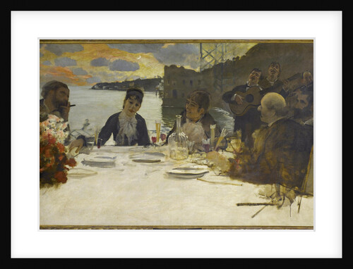 Dinner at Posillipo, after 1878 by Anonymous
