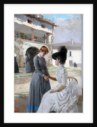 Visit to the convent, 1887 by Anonymous