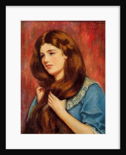 Portrait of a Girl, c. 1890 by Anonymous