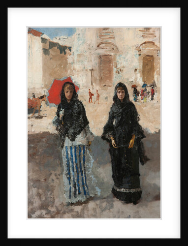 Leaving the Church, 1870 by Anonymous