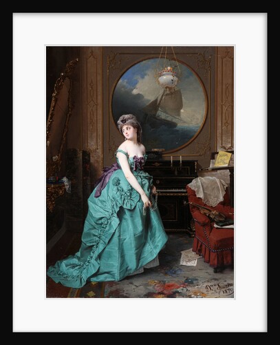 Woman Before a Mirror, 1870 by Anonymous