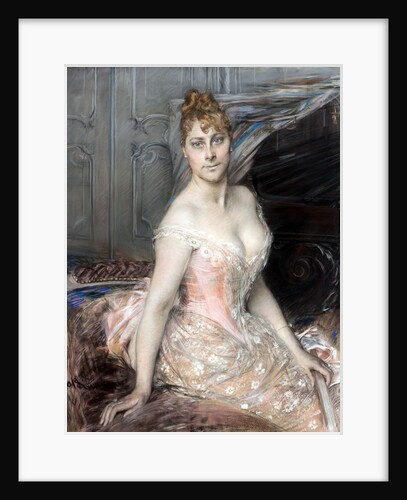 Portrait of the Baroness Malvina-Marie Vitta by Anonymous