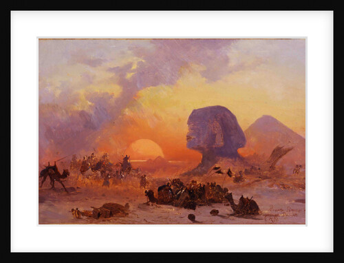 Simoom, a wind in the Desert of Egypt, ca 1844 by Anonymous