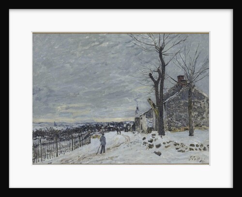 Snow at Veneux-Nadon, c. 1880 by Anonymous