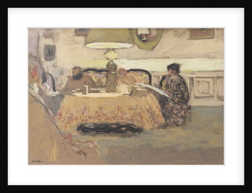 Lamp in an interior, 1909 by Anonymous