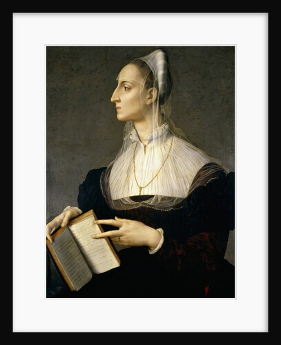 Portrait of the poet Laura Battiferri, ca 1555 by Anonymous