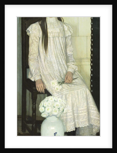 Girl with white asters, 1903 by Anonymous