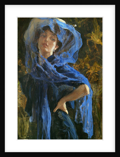 The blue veil, 1907 by Anonymous