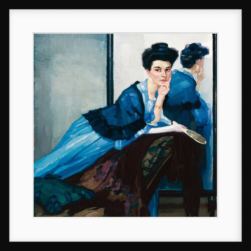 Lady in Blue, 1908 by Anonymous