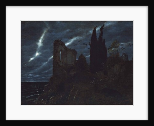 Ruin at the sea, 1880 by Anonymous