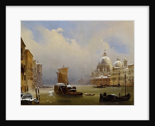 Snow in Venice, 1841 by Anonymous