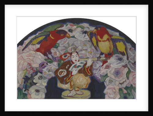 Supraporte with a Parrots, 1912 by Anonymous