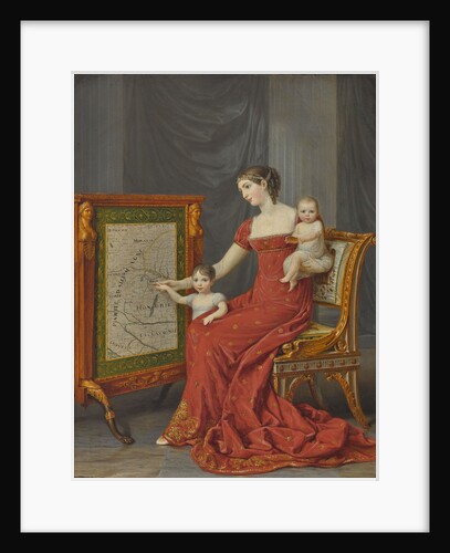 Princess Augusta, Madame de Beauharnais, Duchess of Leuchtenberg, with her Daughters Jos by Anonymous