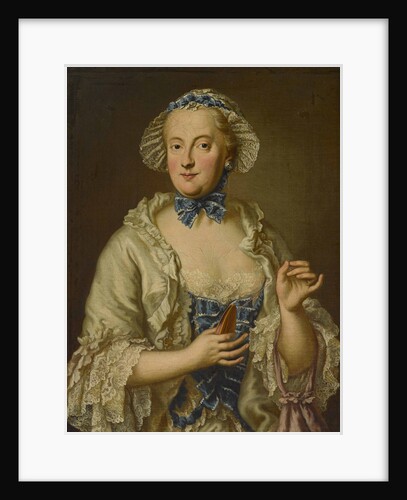 Maria Anna Sophia of Saxony, Electress of Bavaria with a reel by Anonymous