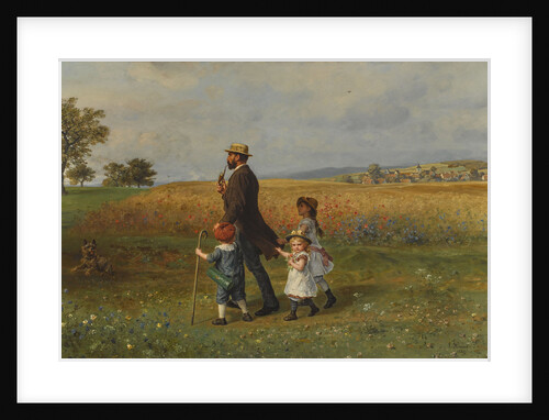 Sunday Promenade, 1889 by Anonymous