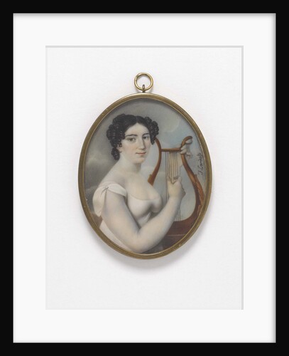 Portrait of the mezzo-soprano Isabella Colbran, ca 1820 by Anonymous