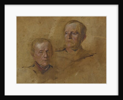 Portrait Studies of Field Marshal Helmuth Graf von Moltke, ca 1880-1885 by Anonymous