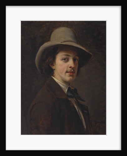 Portrait of the writer Paul Heyse, 1849 by Anonymous