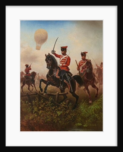 Prussian Cuirassiers and Hussars in the Franco-German War, 1871 by Anonymous