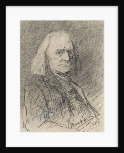 Portrait of Franz Liszt, 1886 by Anonymous