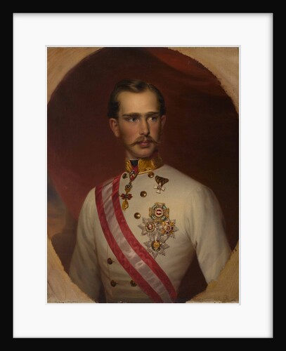 Portrait of Franz Joseph I of Austria, c. 1858 by Anonymous