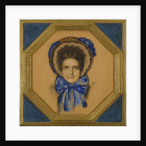 Daughter Mary with a Poke bonnet by Anonymous