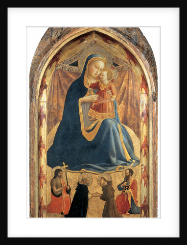Madonna of Humility (Madonna dellUmiltà) with Saints, ca 1429 by Anonymous
