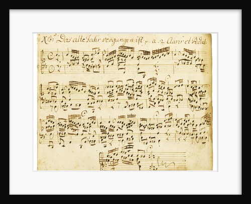 Organ chorale prelude by Anonymous
