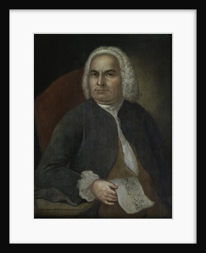 Portrait of Johann Sebastian Bach, before 1754 by Anonymous