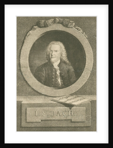Portrait of Johann Sebastian Bach, 1774 by Anonymous