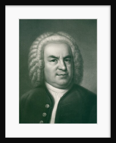 Portrait of Johann Sebastian Bach, 1860s by Anonymous