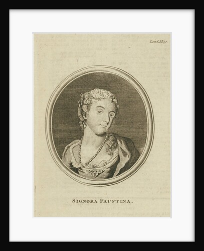 Faustina Hasse, born Bordoni, 1777 by Anonymous