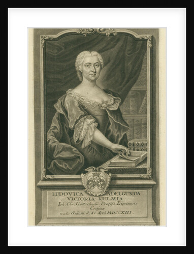 Luise Adelgunde Gottsched, born Kulmus, 1741 by Anonymous