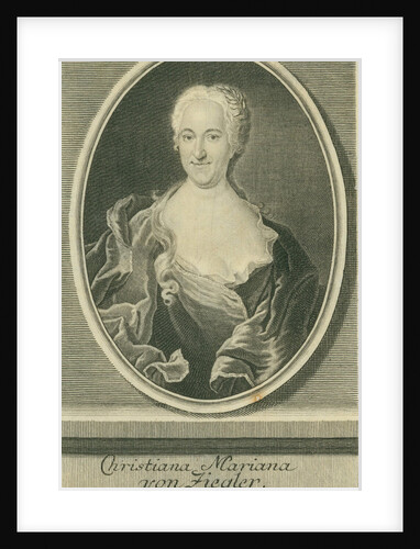 Christiana Mariana von Ziegler, 1728 by Anonymous