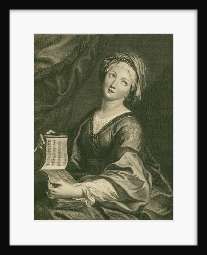 Singer, 1710 by Anonymous
