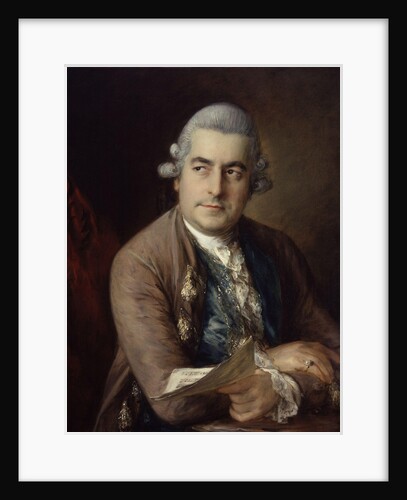 Portrait of Johann Christian Bach, 1776 by Anonymous