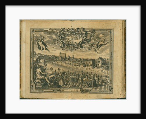 Frontispiece of the Sperontes, singende Muse an der Pleisse, 1736 by Anonymous