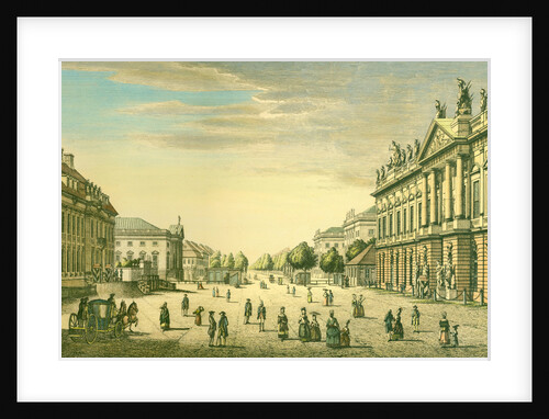 Unter den Linden, 1780, 1780 by Anonymous