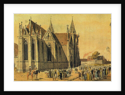 The Divi Blasii Church in Mühlhausen, First half of the 18th cent by Anonymous