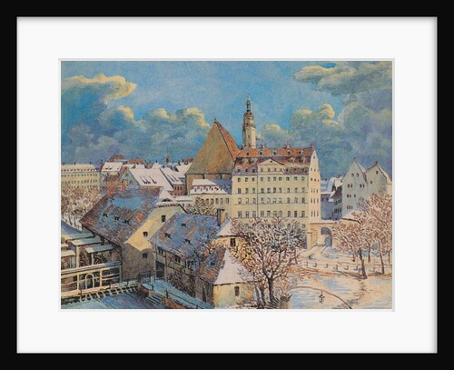 St. Thomas Church and St. Thomas School in Leipzig, 1838 by Anonymous