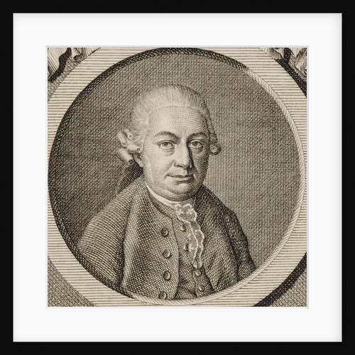 Portrait of Carl Philipp Emanuel Bach, 18th century by Anonymous