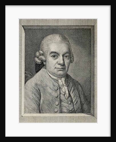 Portrait of Carl Philipp Emanuel Bach, 18th century by Anonymous