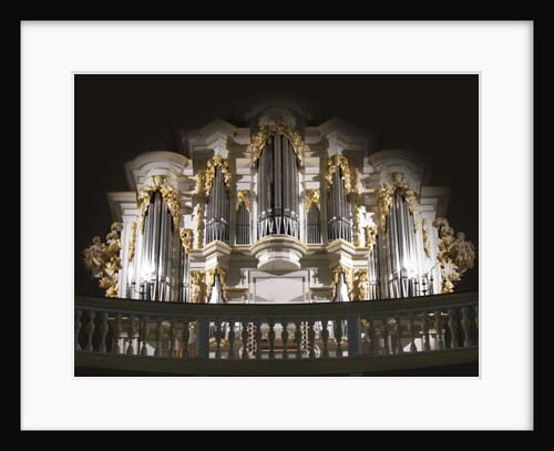 The Wender organ in the Bach Church, Arnstadt by Anonymous